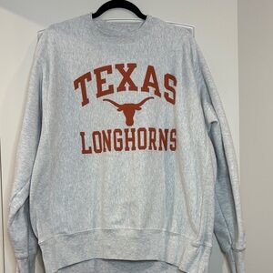 Texas Longhorns Champion Gray Reverse Weave Sweatshirt XL